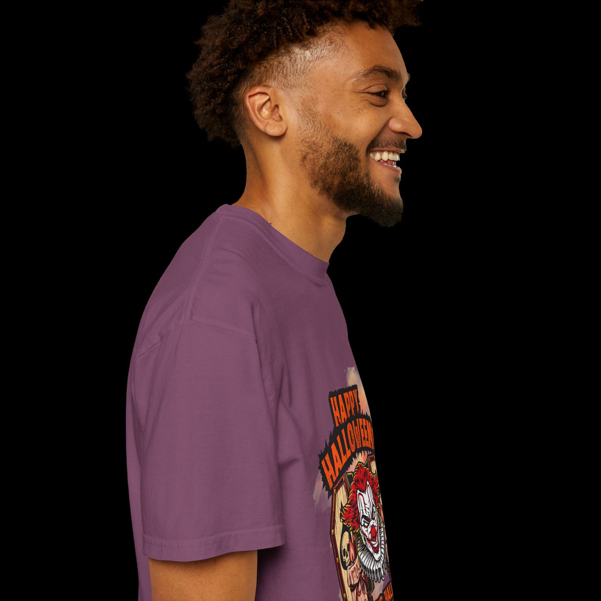 Happy Halloween Clown Horror Graphic Tee