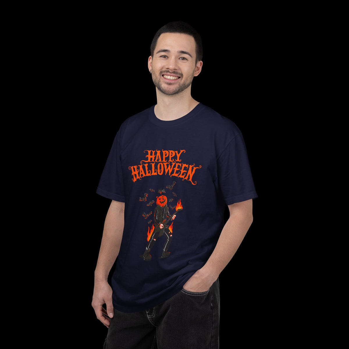 Rockin Halloween Pumpkinhead T-shirt