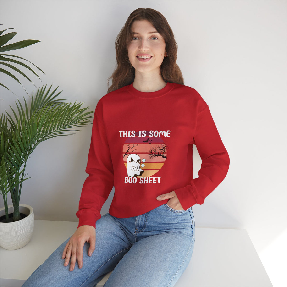 This Is Some Boo Sheet Crewneck Sweatshirt