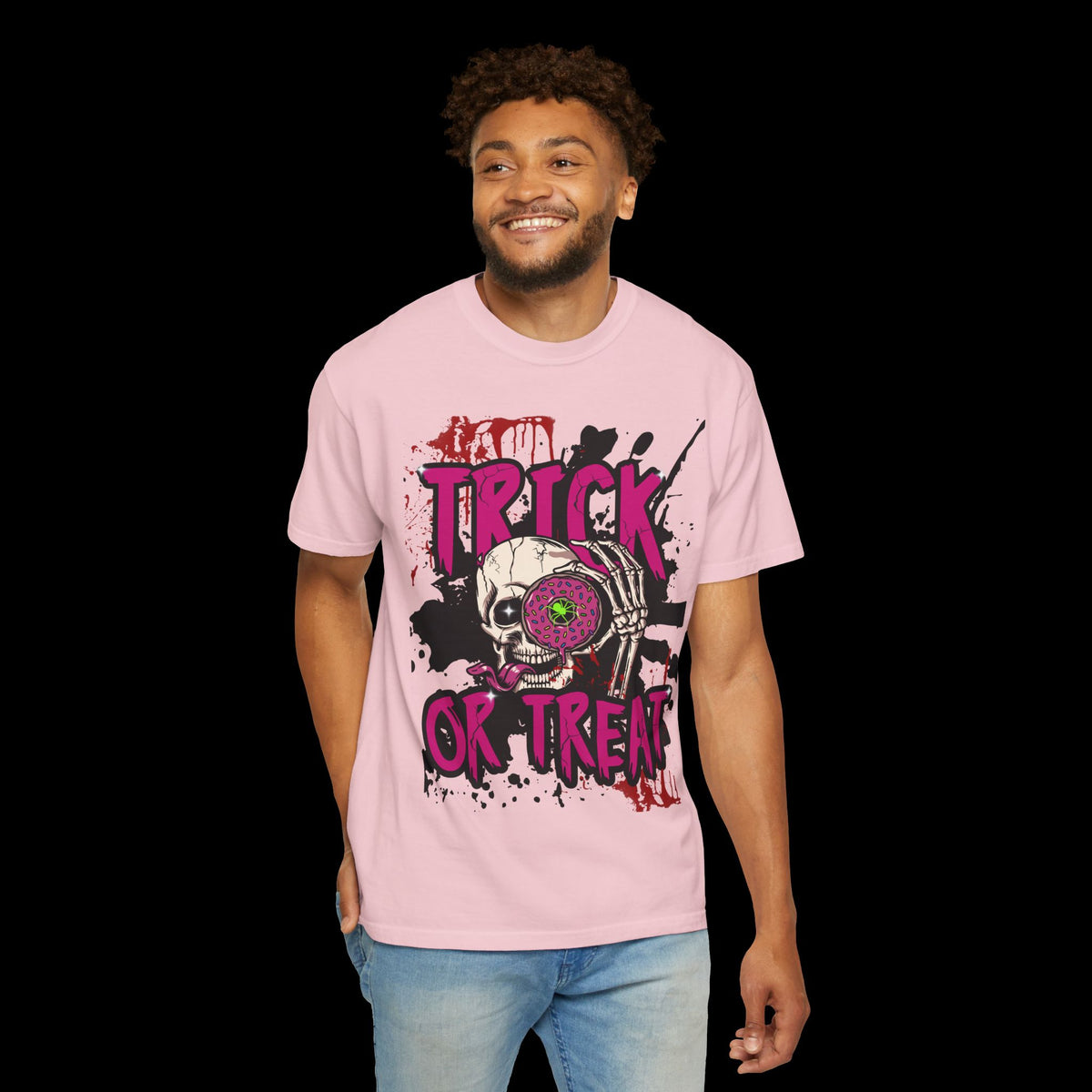 Halloween Skull 'Trick or Treat' T-Shirt