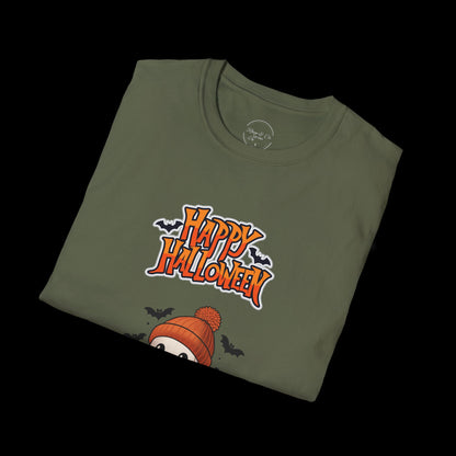 Happy Halloween Ghost Pumpkin T-Shirt