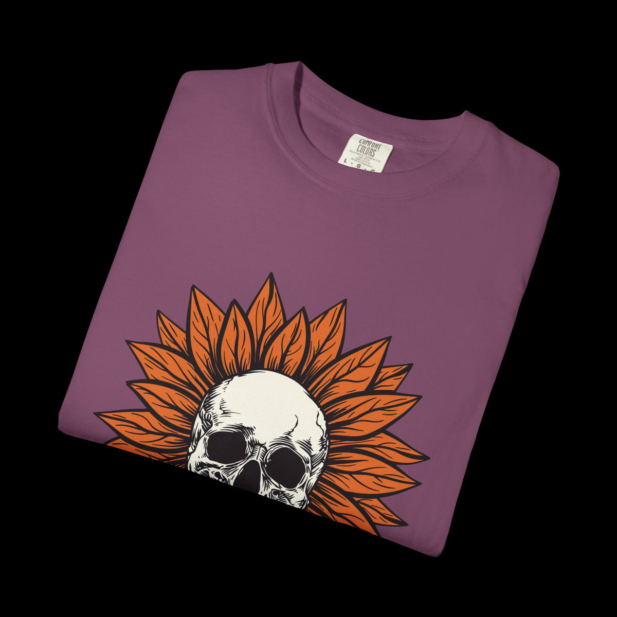 Happy Halloween Skull Sunflower T-Shirt