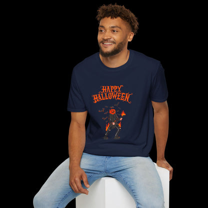 Happy Halloween Pumpkin Graphic T-Shirt