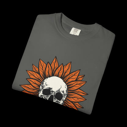 Happy Halloween Skull Sunflower T-Shirt