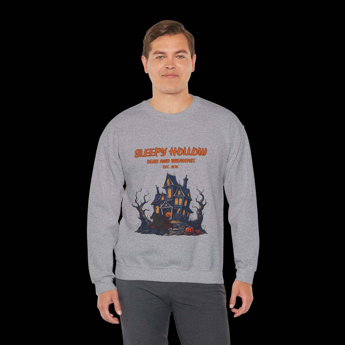 Sleepy Hollow Halloween Haunted House Sweatshirt