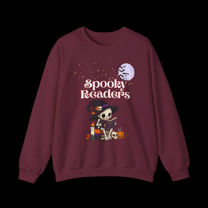 Spooky Readers Halloween Crewneck Sweatshirt
