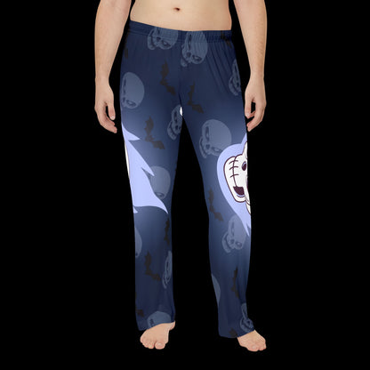 Spooky Skull & Bat Halloween Pajama Pants