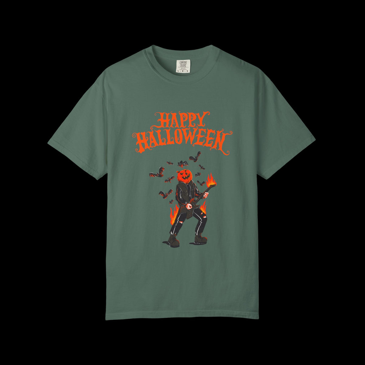 Rockin Halloween Pumpkinhead T-shirt