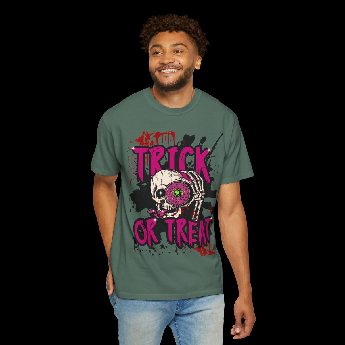 Halloween Skull 'Trick or Treat' T-Shirt