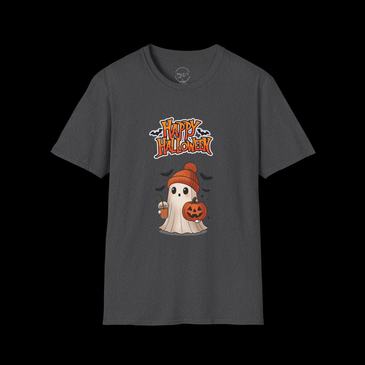 Happy Halloween Ghost Pumpkin T-Shirt