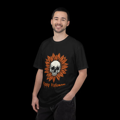 Happy Halloween Skull Sunflower T-Shirt