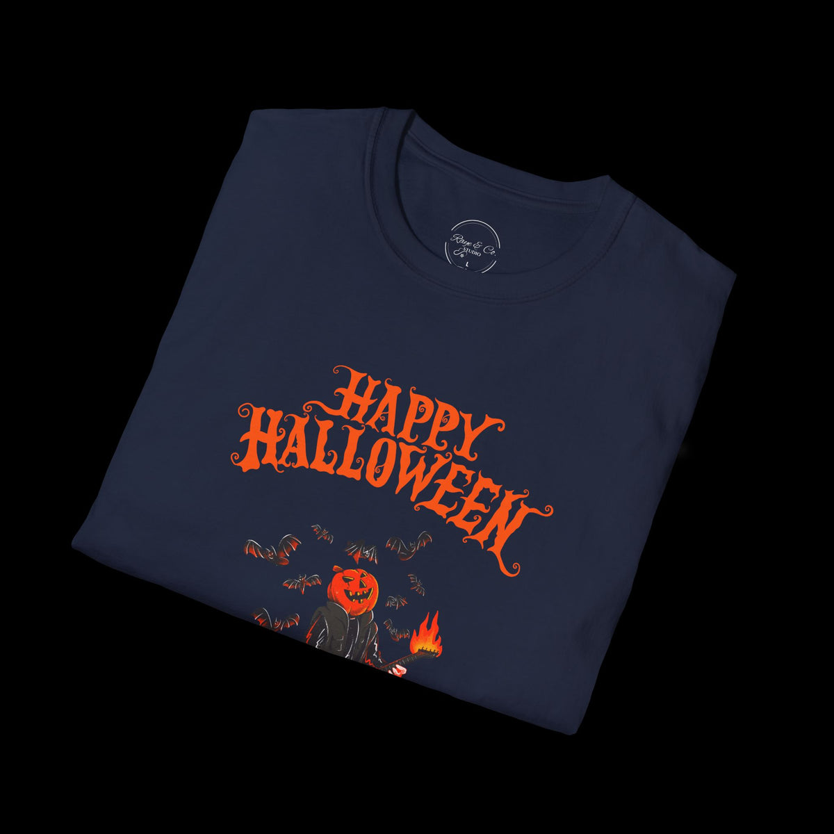 Happy Halloween Pumpkin Graphic T-Shirt