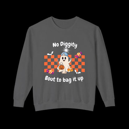 No Diggity Ghost Pumpkin Crewneck Sweatshirt
