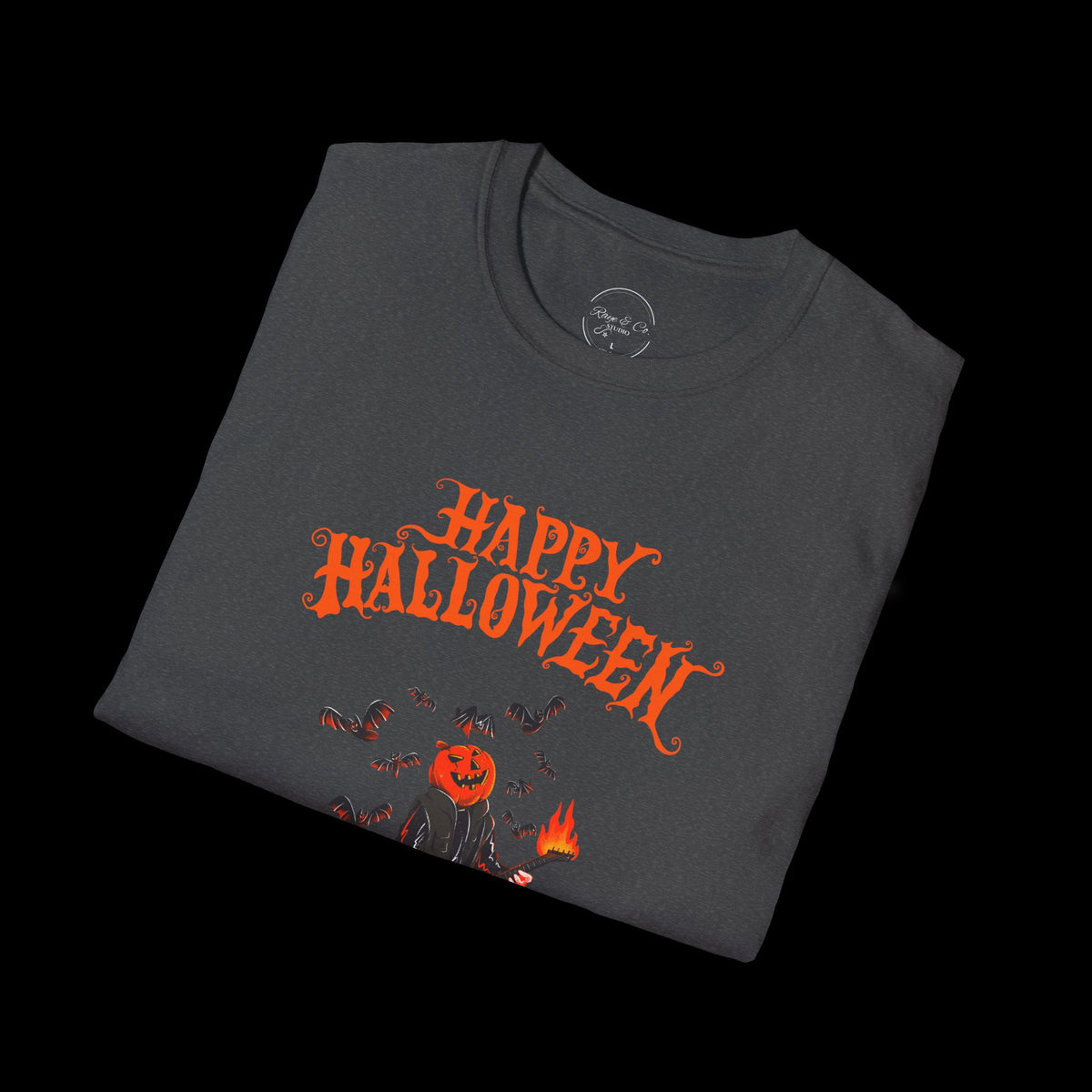 Happy Halloween Pumpkin Graphic T-Shirt