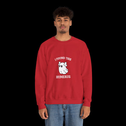 I Found This Humerus Halloween Ghost Sweatshirt