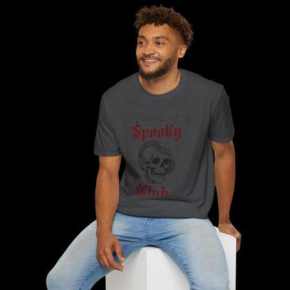 Spooky Club Skull Halloween T-Shirt