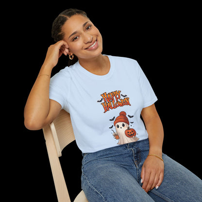 Happy Halloween Ghost Pumpkin T-Shirt