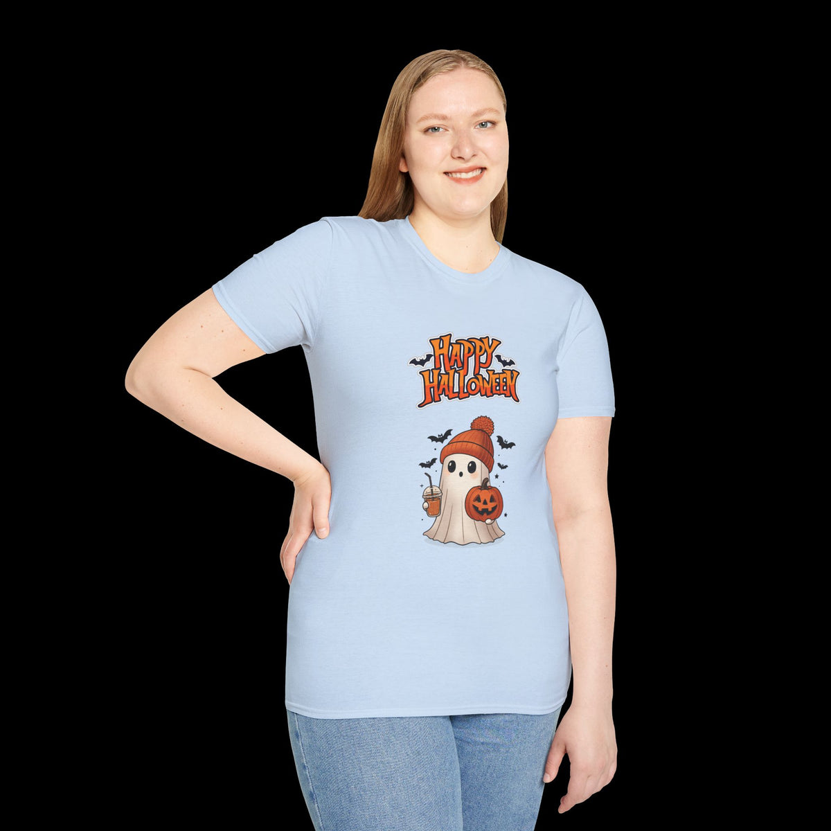 Happy Halloween Ghost Pumpkin T-Shirt