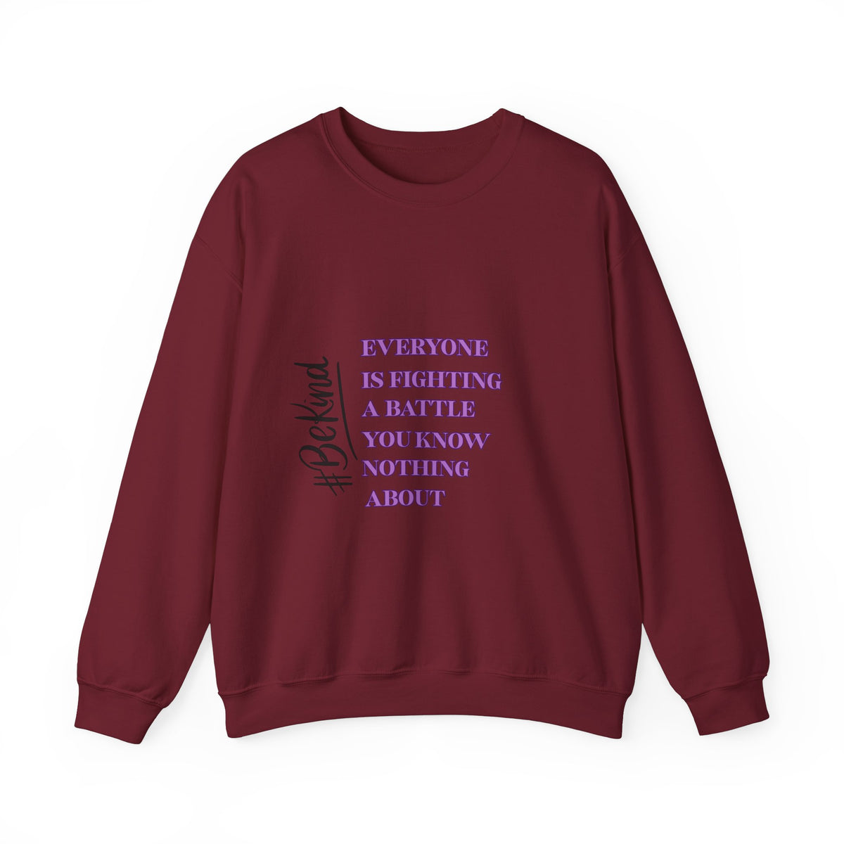 #BeKind Inspirational Crewneck Sweatshirt