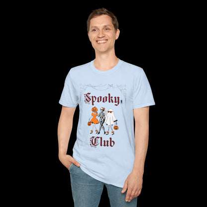Spooky Club Halloween Graphic T-Shirt