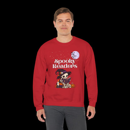 Spooky Readers Halloween Crewneck Sweatshirt