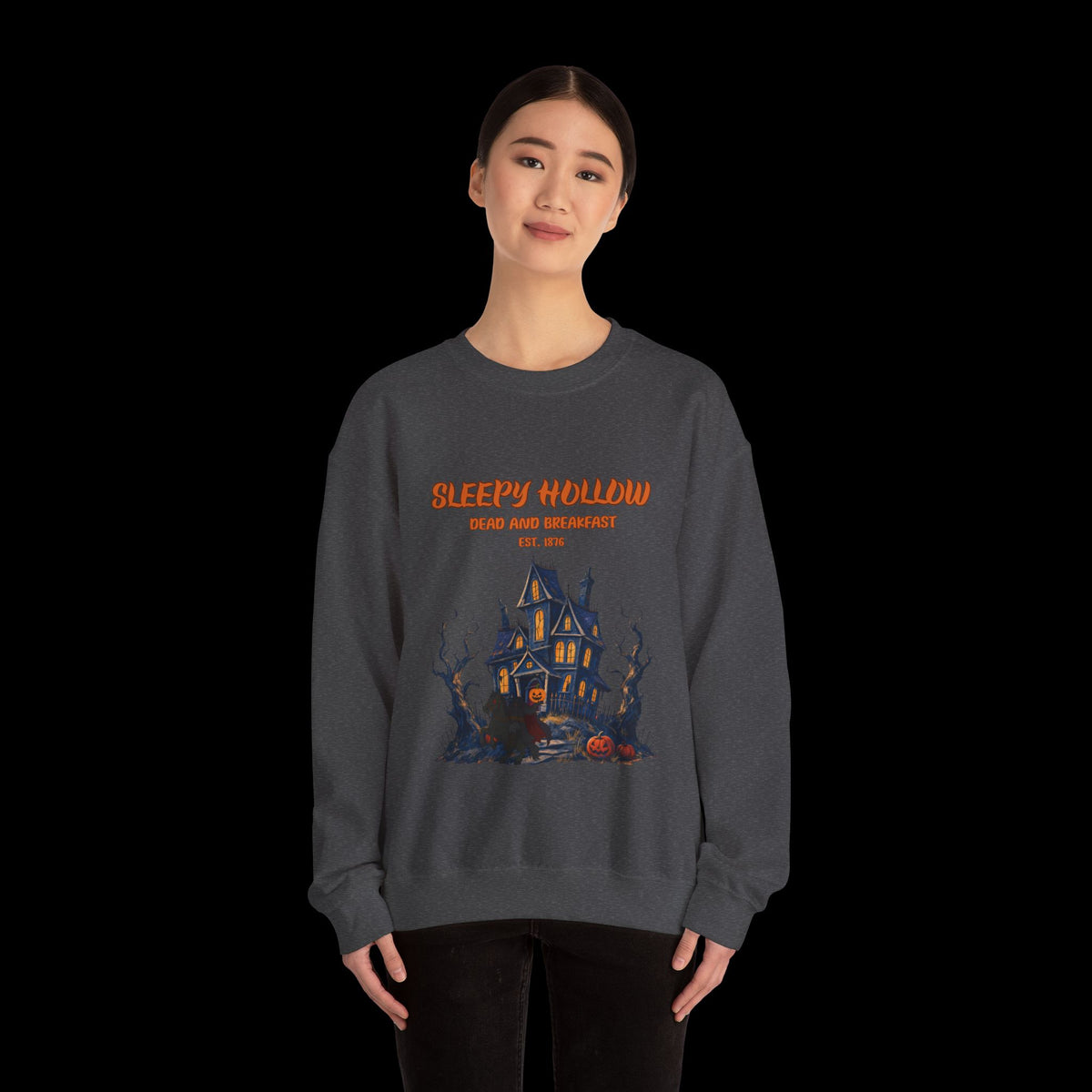 Sleepy Hollow Halloween Haunted House Sweatshirt