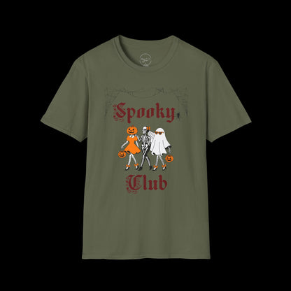 Spooky Club Halloween Graphic T-Shirt