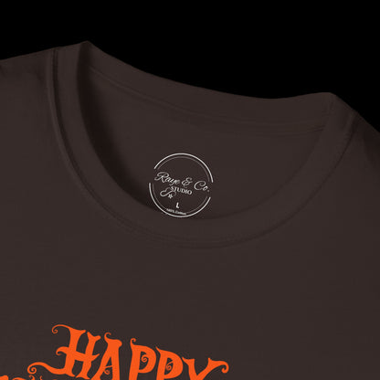 Happy Halloween Pumpkin Graphic T-Shirt