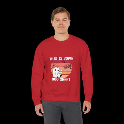 This Is Some Boo Sheet Halloween Crewneck Sweatshirt