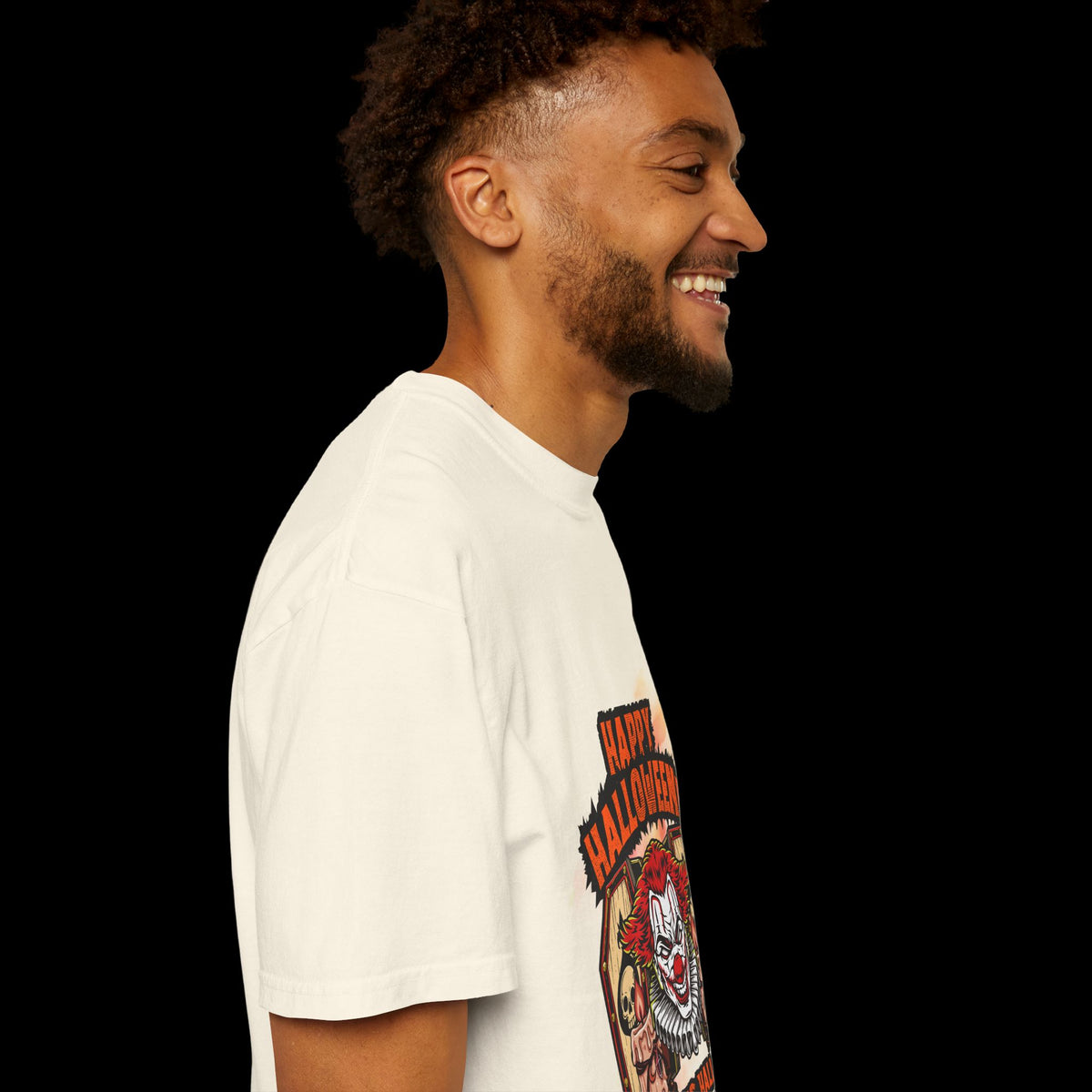 Happy Halloween Clown Horror Graphic Tee