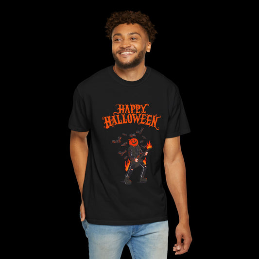 Rockin Halloween Pumpkinhead T-shirt