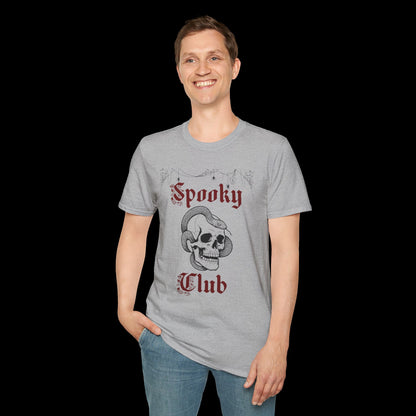 Spooky Club Skull Halloween T-Shirt