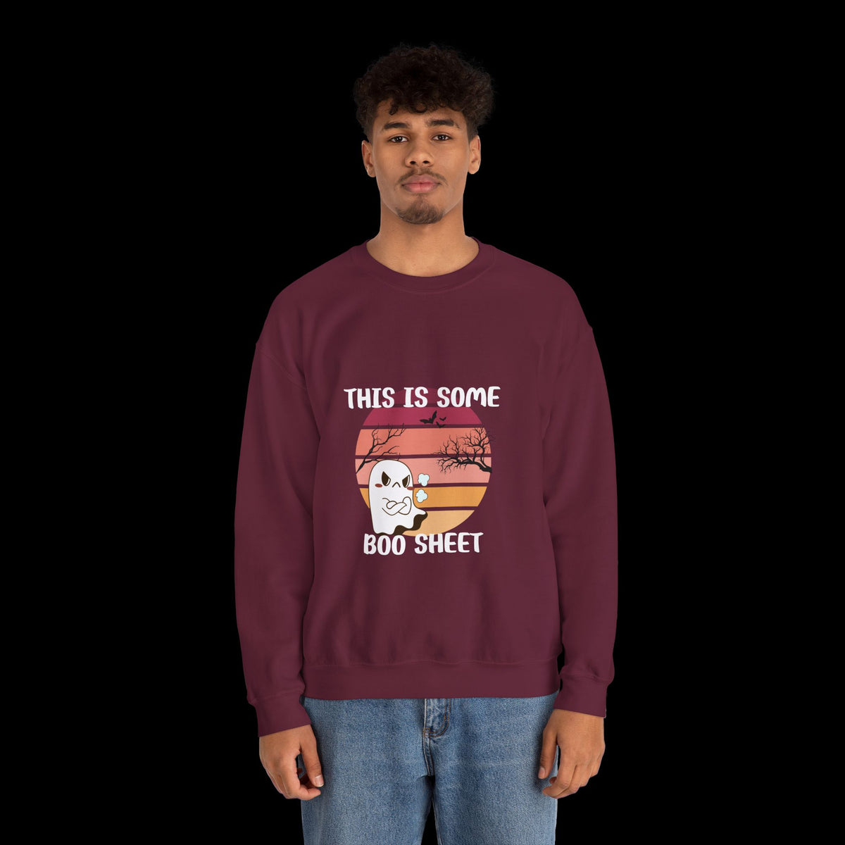 This Is Some Boo Sheet Halloween Crewneck Sweatshirt