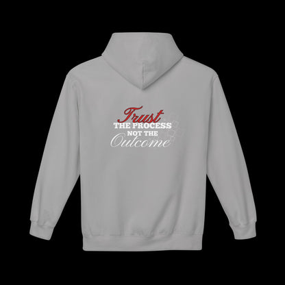 Fleece Hoodie Trust the Process Not the Outcome