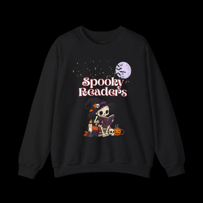 Spooky Readers Halloween Crewneck Sweatshirt