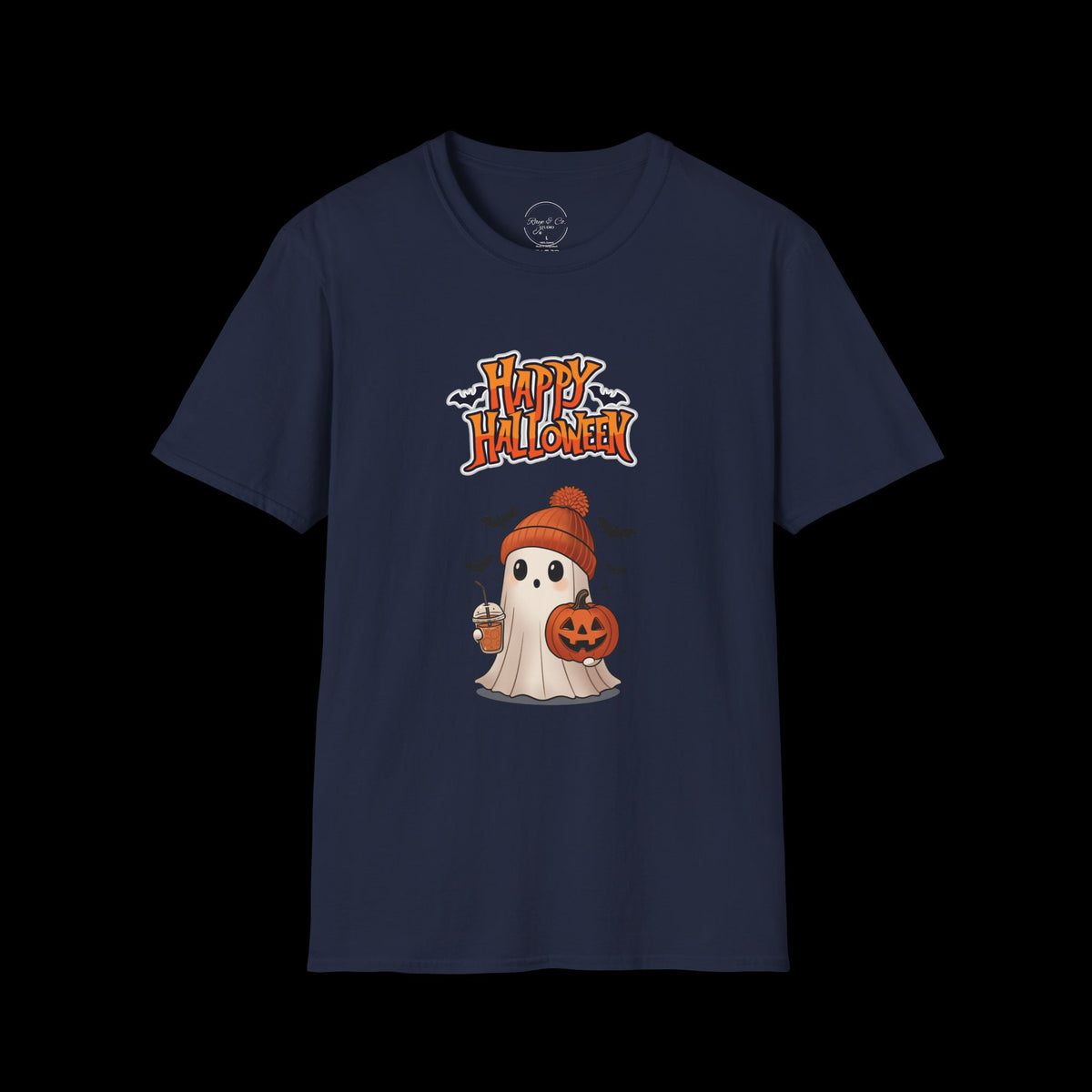 Happy Halloween Ghost Pumpkin T-Shirt
