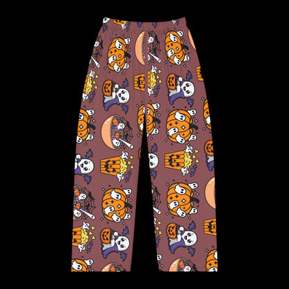 Halloween Pumpkin Ghost Women's Pajama Pants
