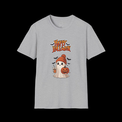 Happy Halloween Ghost Pumpkin T-Shirt