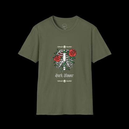 Dark Flower Skeleton T-Shirt