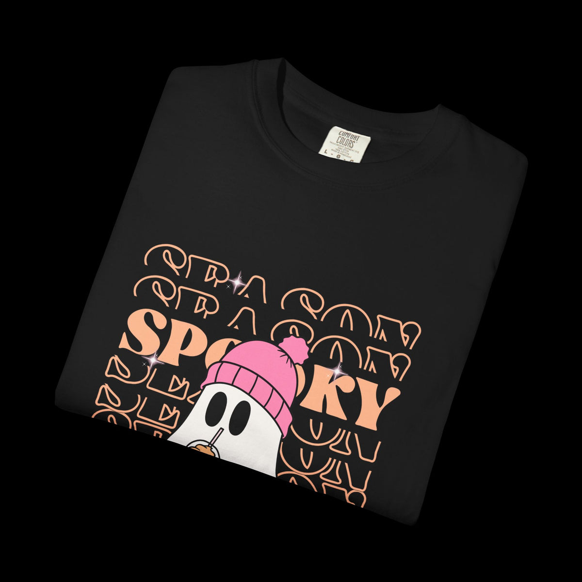 Spooky Ghost Pumpkin Halloween T-Shirt
