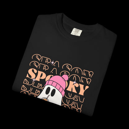 Spooky Ghost Pumpkin Halloween T-Shirt