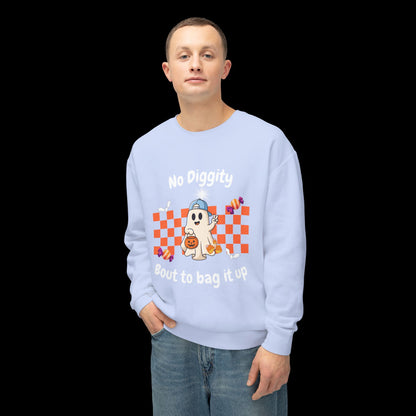 No Diggity Ghost Pumpkin Crewneck Sweatshirt