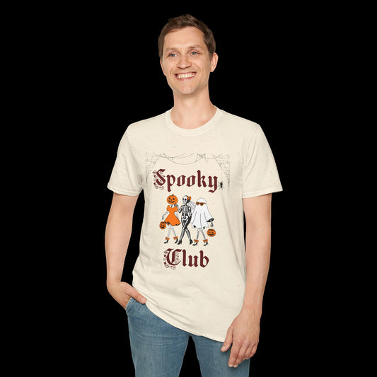 Spooky Club Halloween Graphic T-Shirt