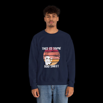 This Is Some Boo Sheet Halloween Crewneck Sweatshirt