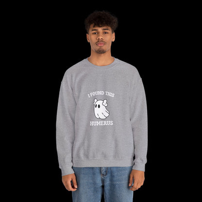 I Found This Humerus Halloween Ghost Sweatshirt