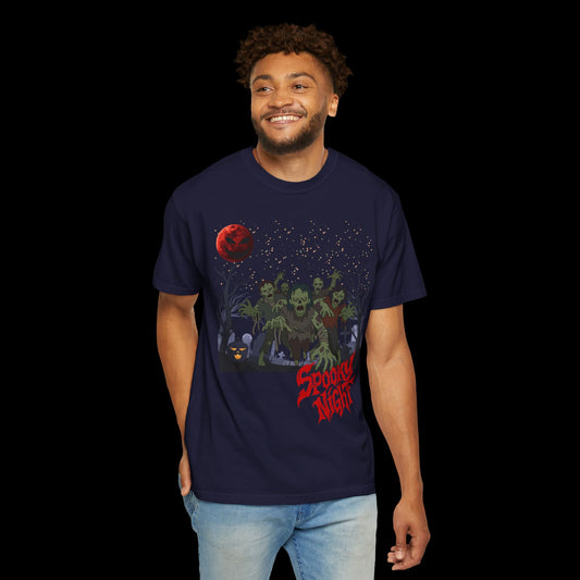 Spooky Night Zombie Crew T-Shirt