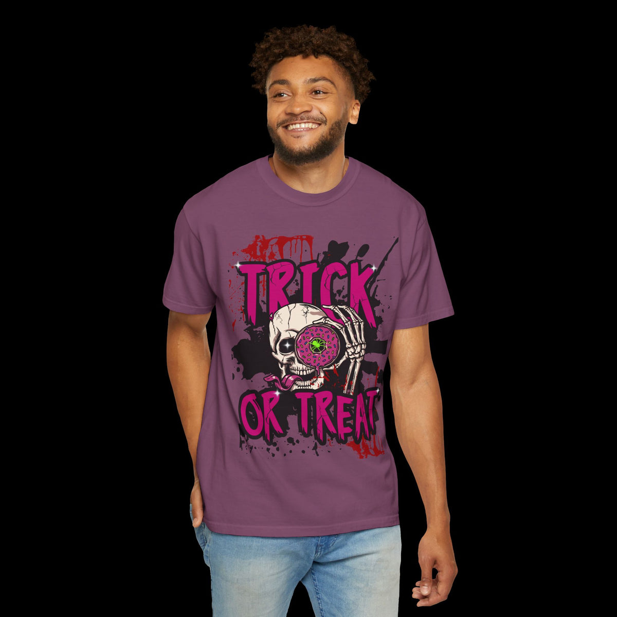 Halloween Skull 'Trick or Treat' T-Shirt
