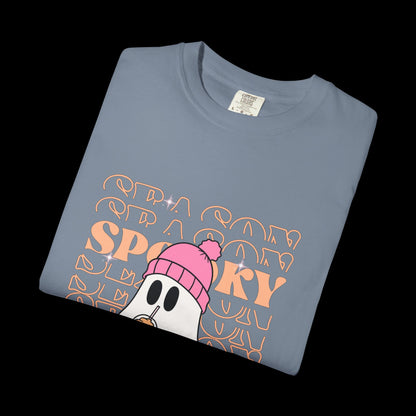 Spooky Ghost Pumpkin Halloween T-Shirt