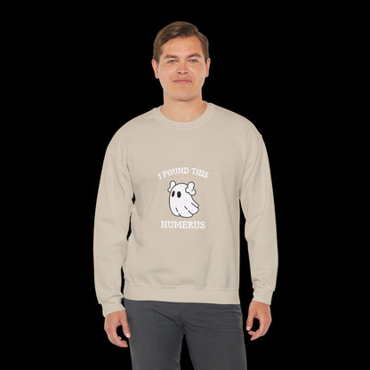 I Found This Humerus Halloween Ghost Sweatshirt
