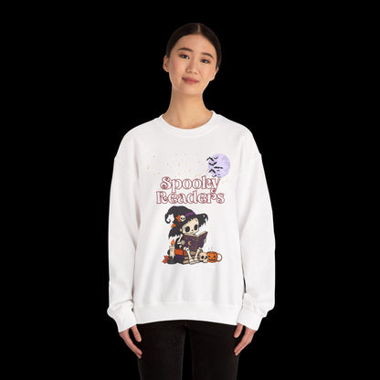 Spooky Readers Halloween Crewneck Sweatshirt